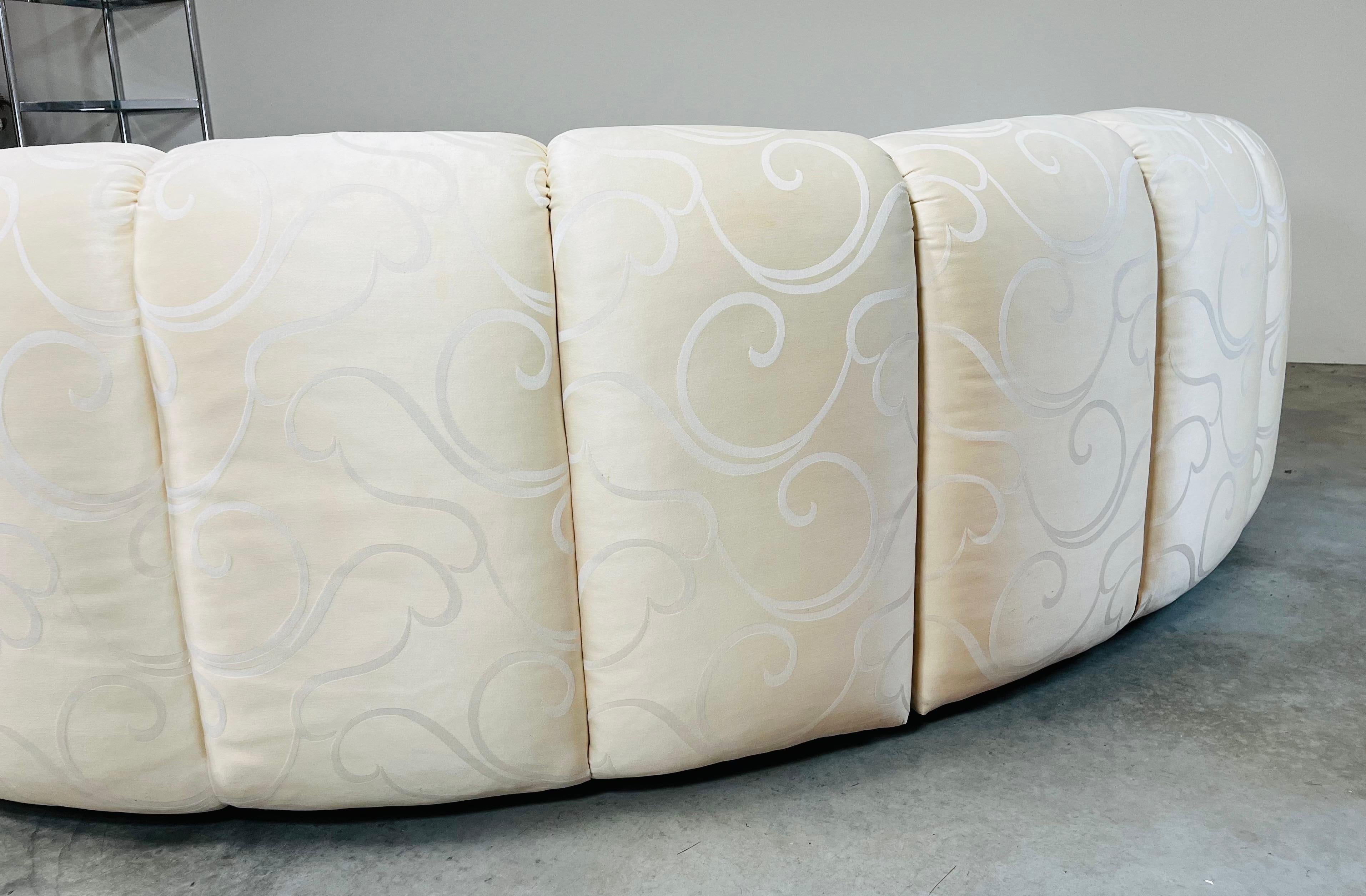 Fauteuil de canapé sectionnel modulaire Bernhardt Channel 4 pièces vintage post-moderne des années 1980 en vente 5