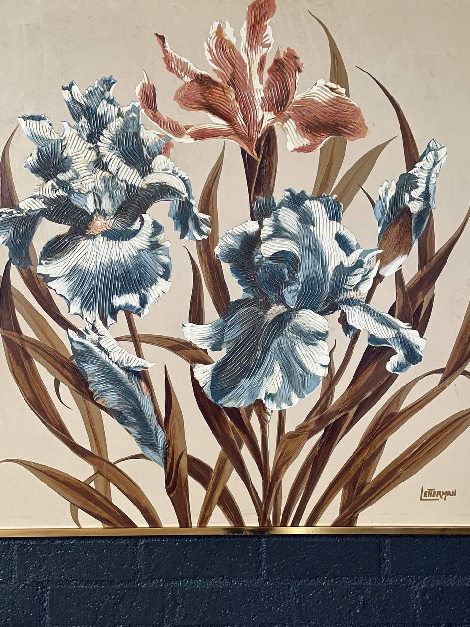 Américain Gravure florale post-moderne d'Antoine Letterman en vente