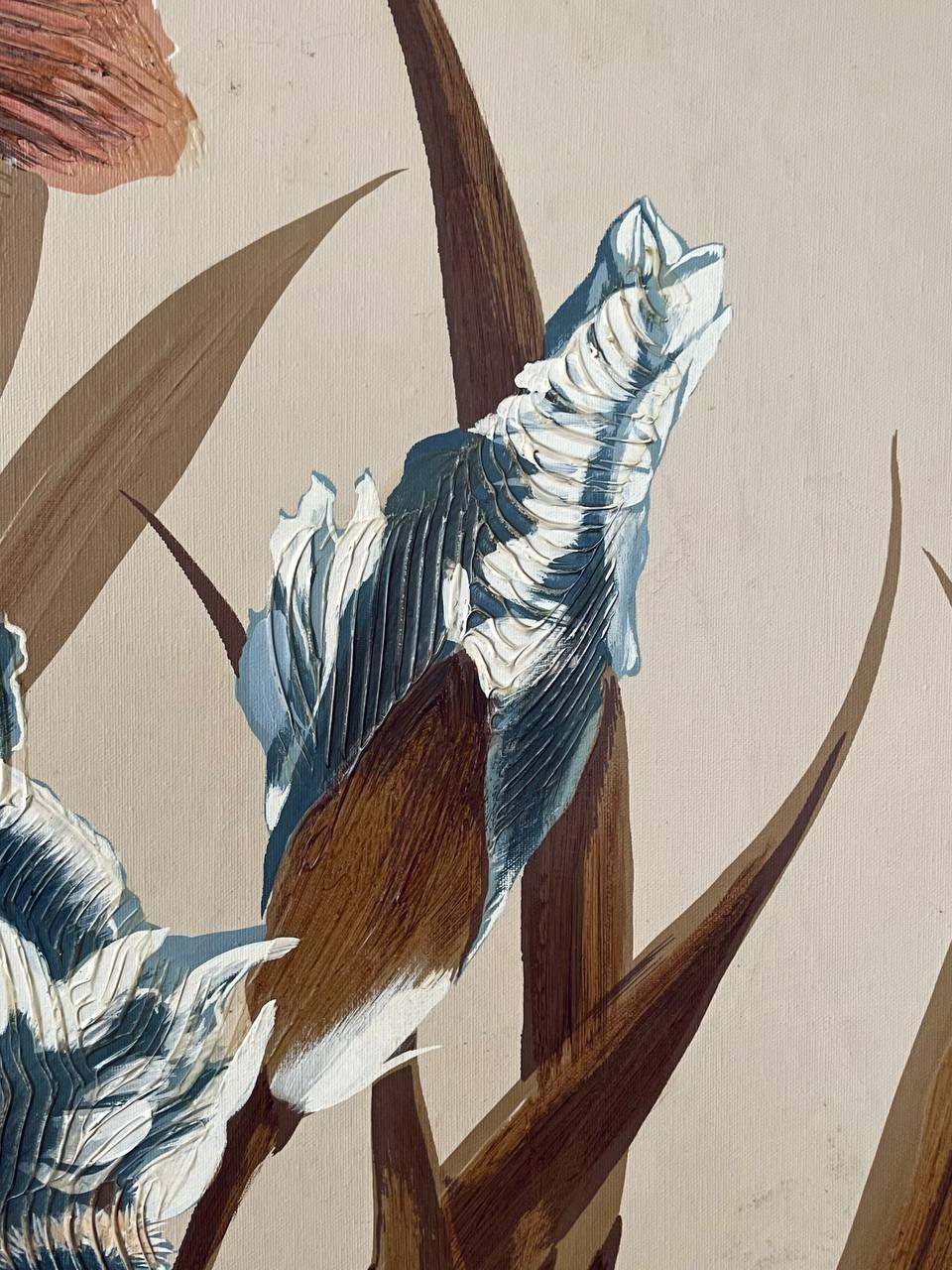Gravure florale post-moderne d'Antoine Letterman en vente 1