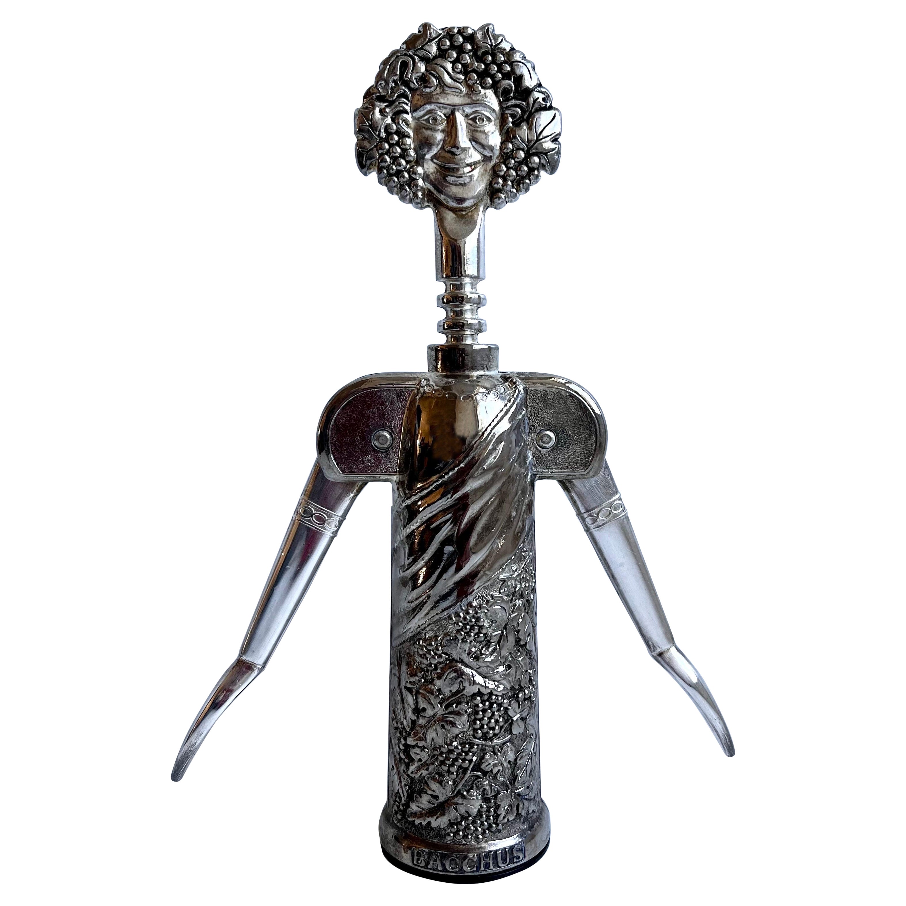 Coupe-bouteille italienne post-moderne vintage « Bacchus » pour bouteilles de vin