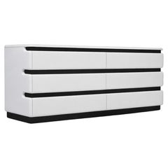 Cómoda Vintage Post Moderna Lacada de Roger Rougier