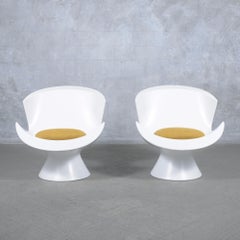 Elevate Modern Comfort with Karim Rashid's Post-Modern Lounge Chairs