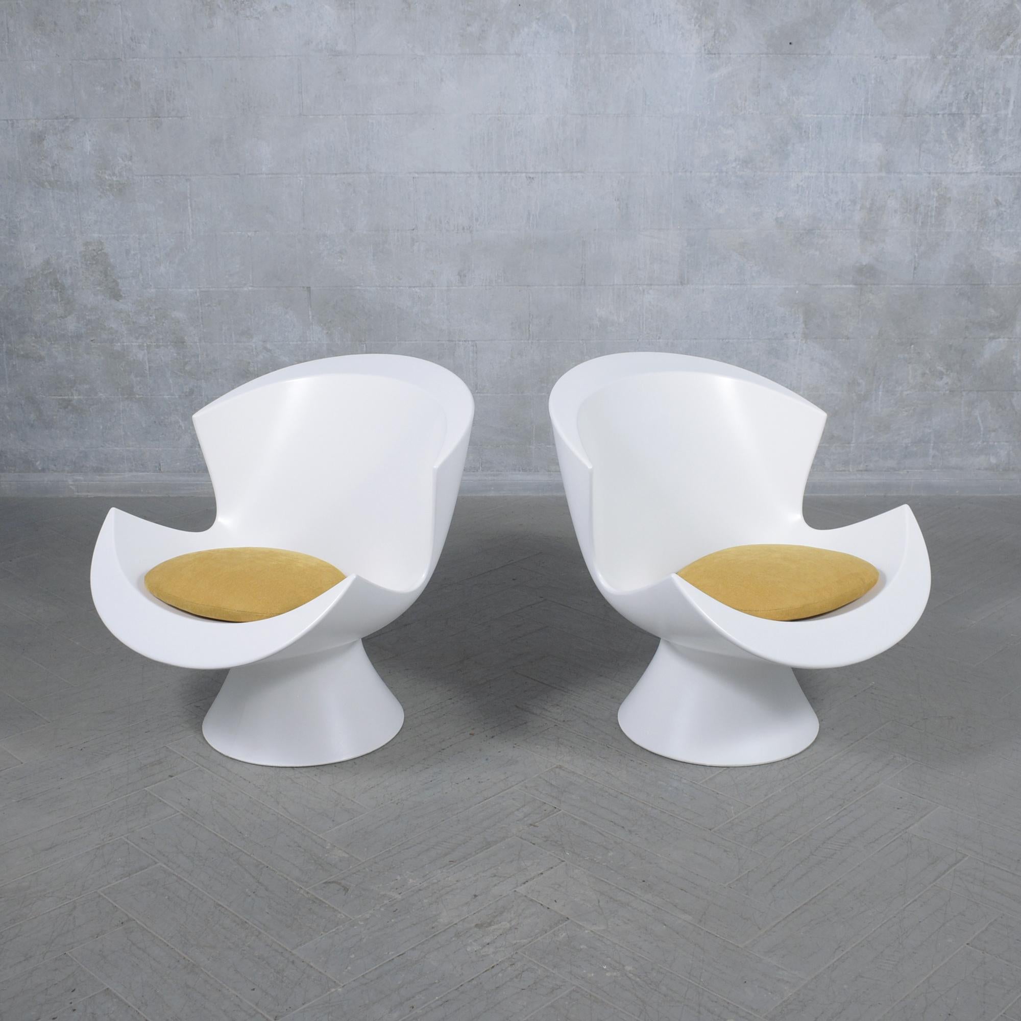 Mid-Century Modern Elevate Modern Comfort with Karim Rashid's Post-Modern Lounge Chairs For Sale