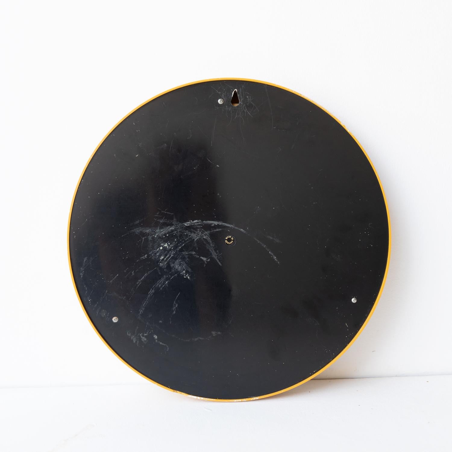 Vintage Post Modern Mustard Yellow 'Crayonne' Mirror by Habitat, 1970s In Good Condition In Bristol, GB