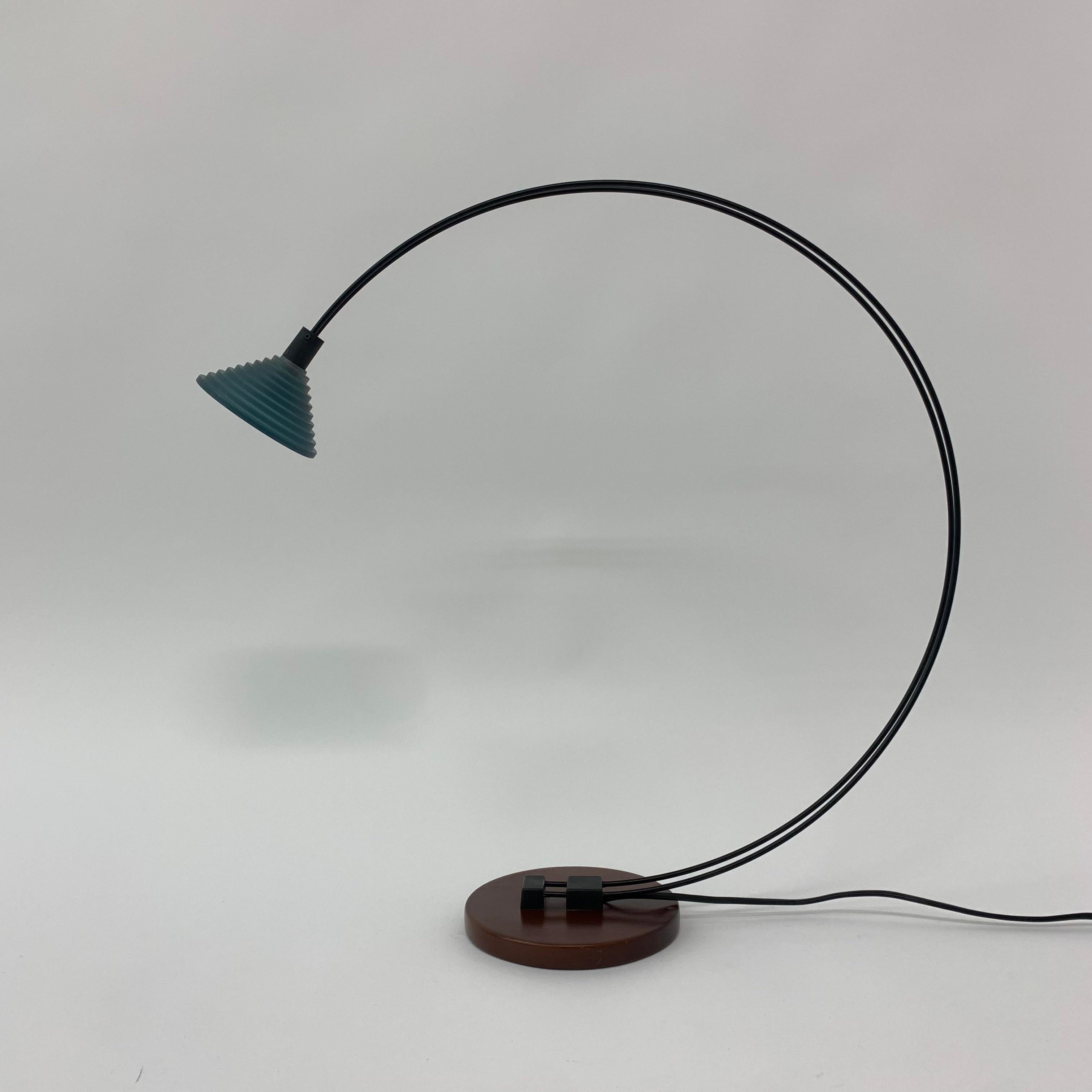 Mid-Century Modern Vintage Post Modern Optelma Desk Lamp, Swiss 1980s For Sale