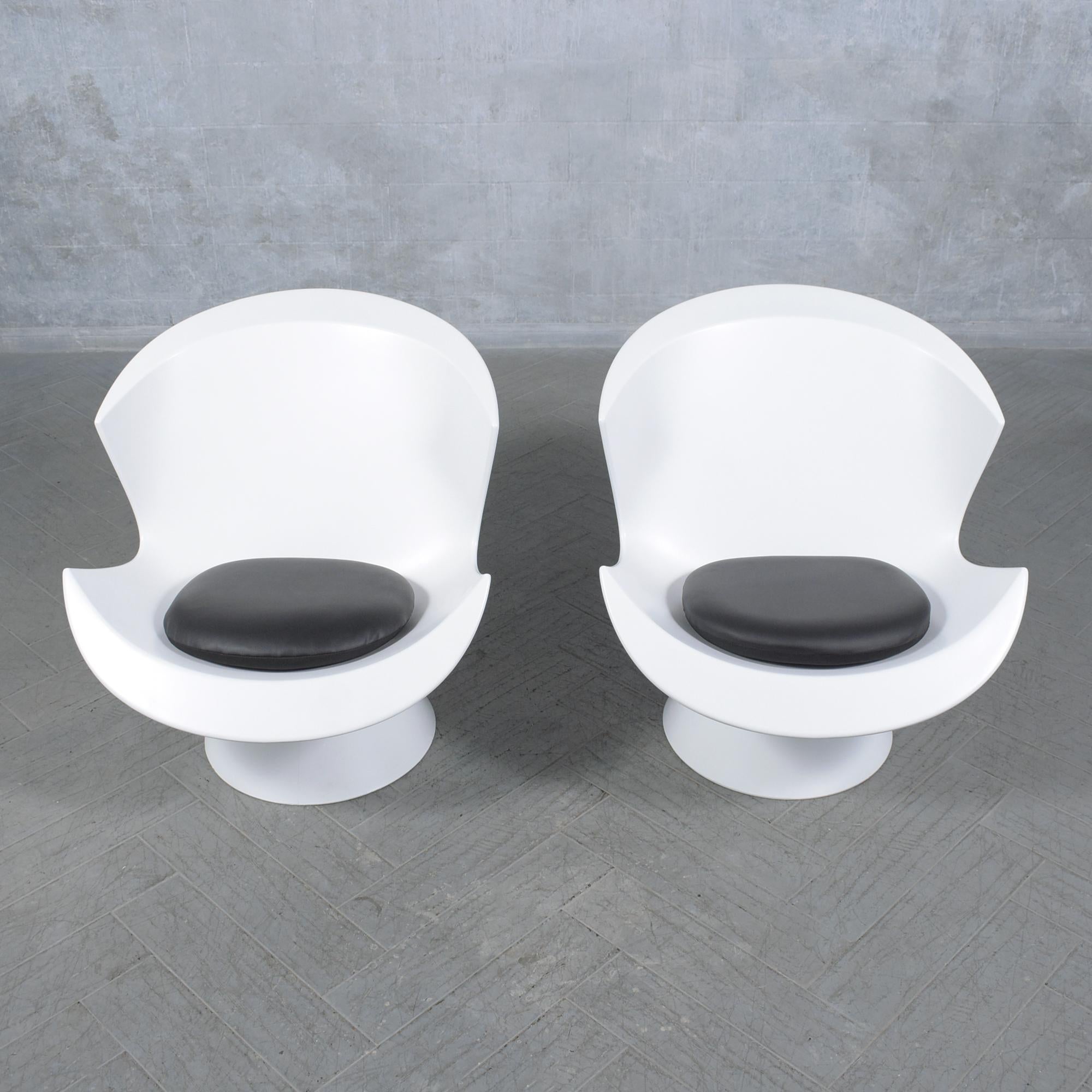 Mid-Century Modern Karim Rashid Post-Modern Lounge Chairs: A Symphony of Style & Comfort For Sale