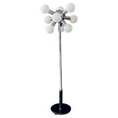 Vintage Post Modern Space Age Chrome “Sputnik” Floor Lamp