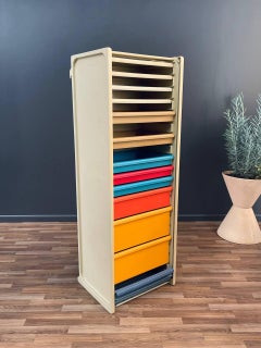 Vintage Post Modern Storage Cabinet by Herman Miller