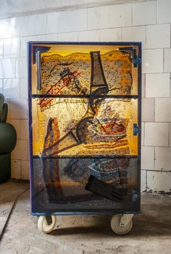 Vintage Postmodern Storage Unit by Studio Bottello for Marisa Vescovo, Italy