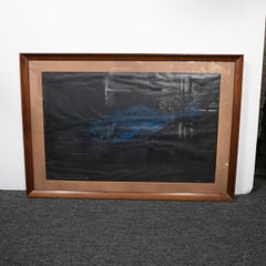 Vintage Post-War Gyotaku Fish Monoprint