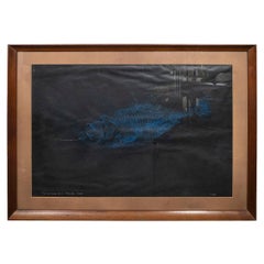 Vintage Post-War Gyotaku Fish Monoprint