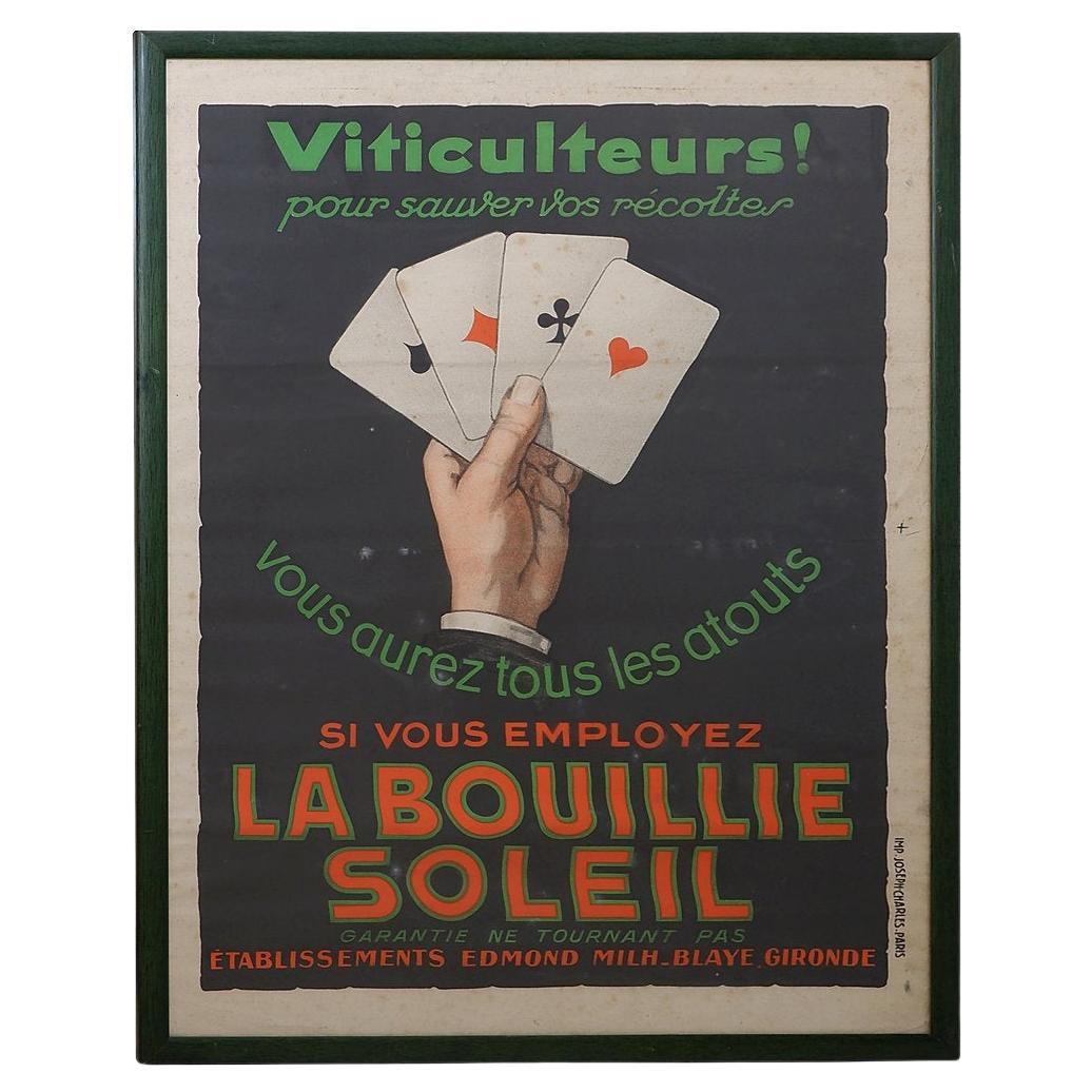 Vintage-Poster „La bouillie Soleil“, Paris: Imp. Joseph-Charles, ca. 1930