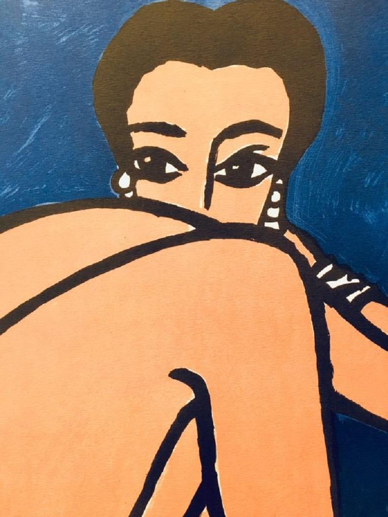 Vintage Poster 'Les Parisiennes'', Villemot Poster Französisch Kunst Mode Design Mädchen im Zustand „Hervorragend“ im Angebot in Melbourne, Victoria