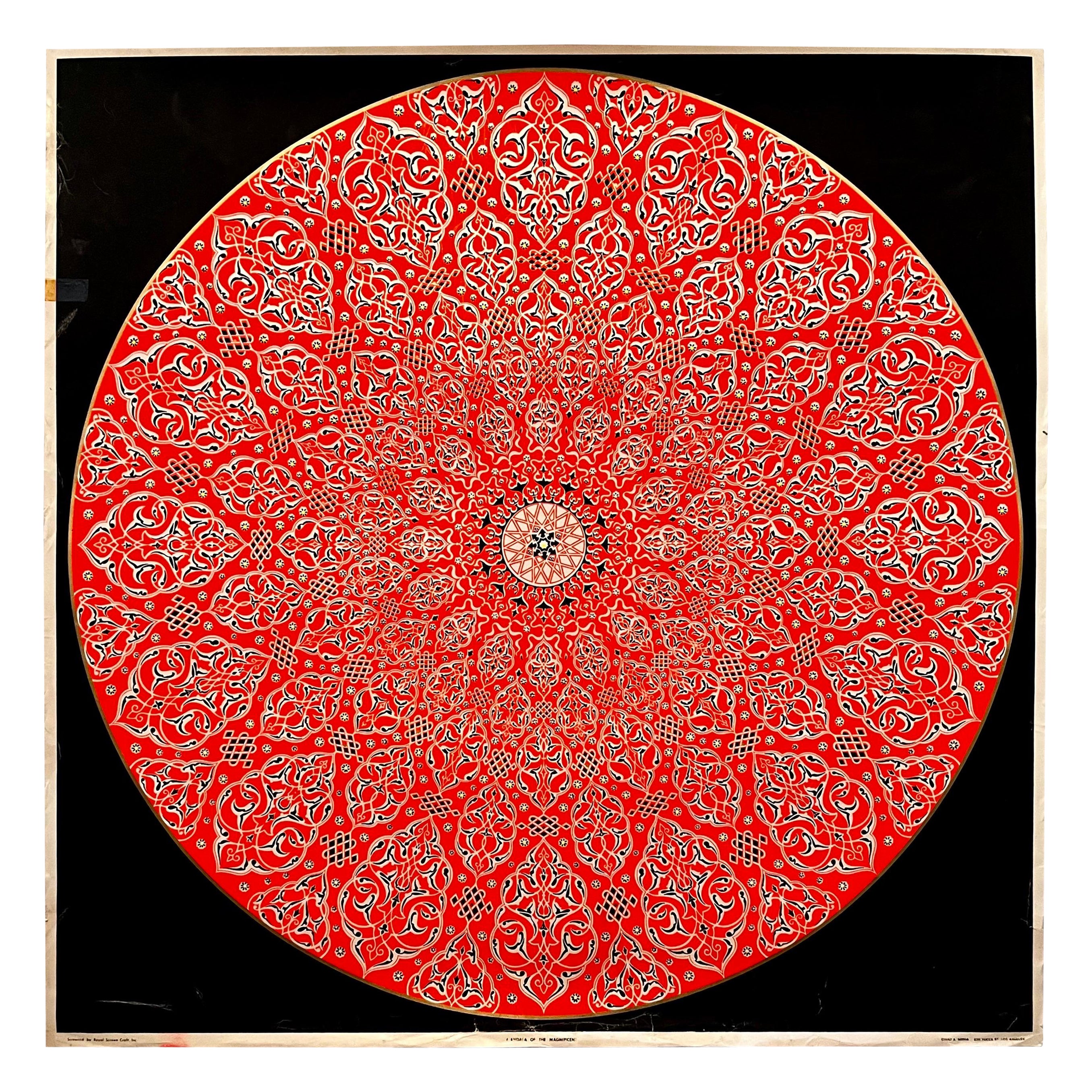 Vintage By Plakat "Mandala des Prächtigen", Los Angeles, 1967