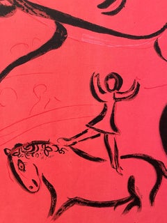 Póster Vintage Original Marc Chagall Musée des Arts Décoratifs Póster de exposición