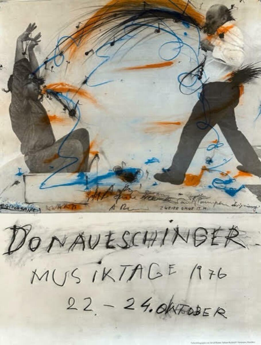 Vintage Poster, Donuschinger Musiktage, 1976