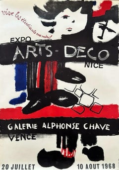 Vintage Poster, Expo Arts Deco, Galerie ALPHONSE CHAVE, Vence
