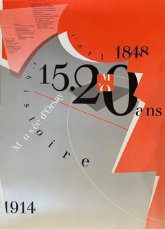 Vintage-Poster, Musee D'orsay, 15,20
