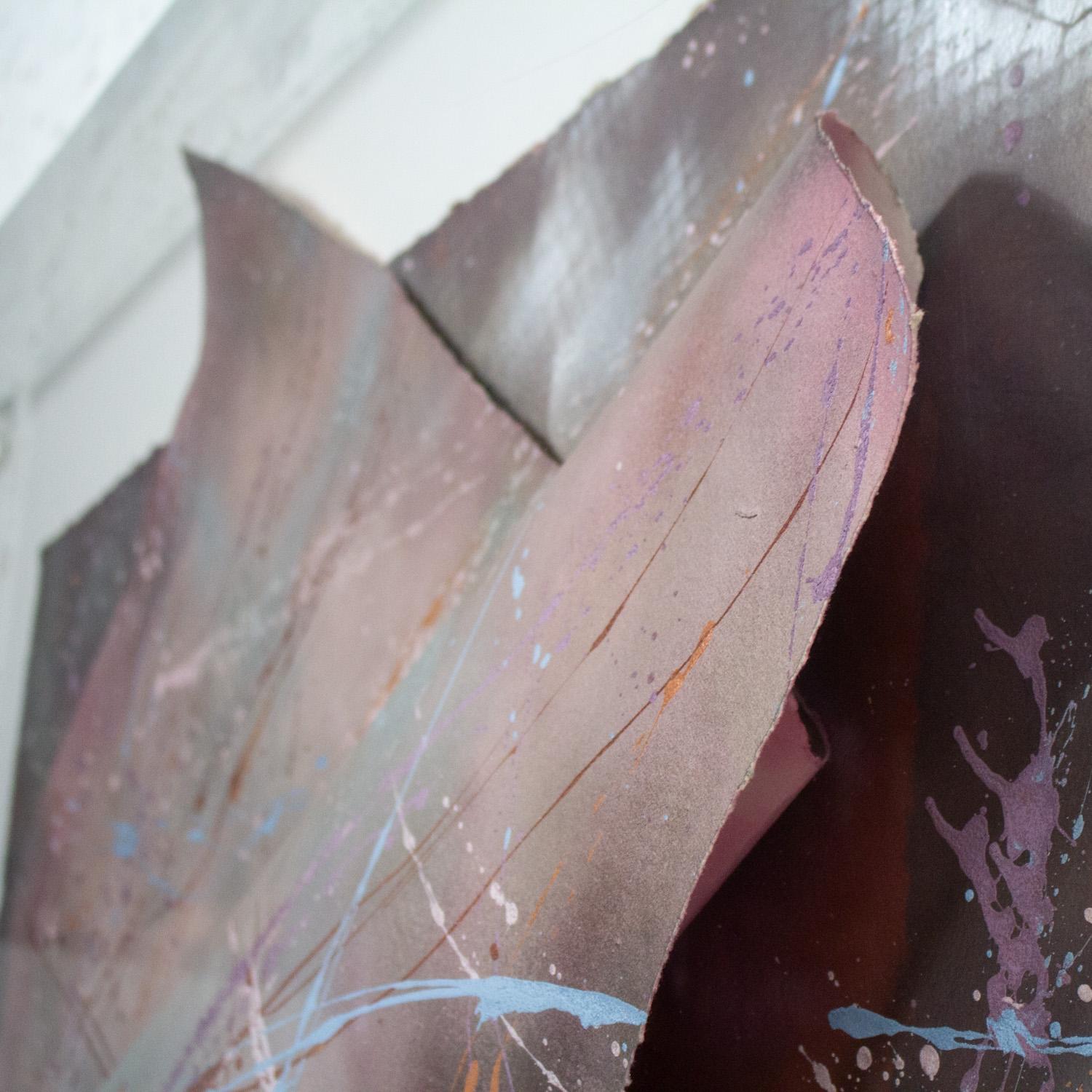 Vintage Postmodern Abstract Mixed Media Large Scale 3D Collage di Martha Holden in vendita 3