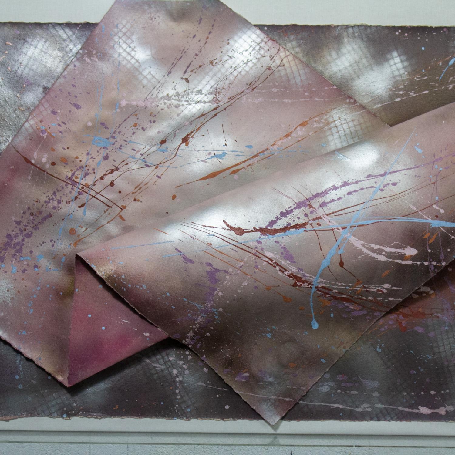 Vintage Postmodern Abstract Mixed Media Large Scale 3D Collage di Martha Holden in vendita 4