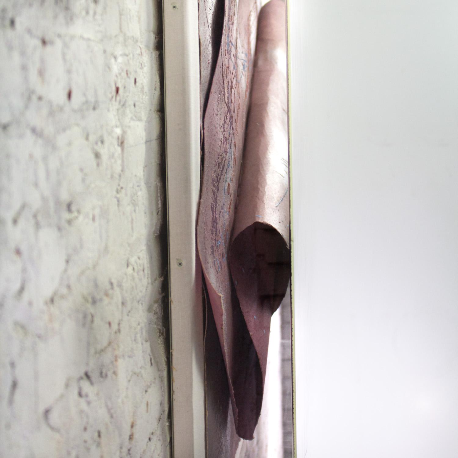 Vintage Postmodern Abstract Mixed Media Large Scale 3D Collage di Martha Holden in vendita 5