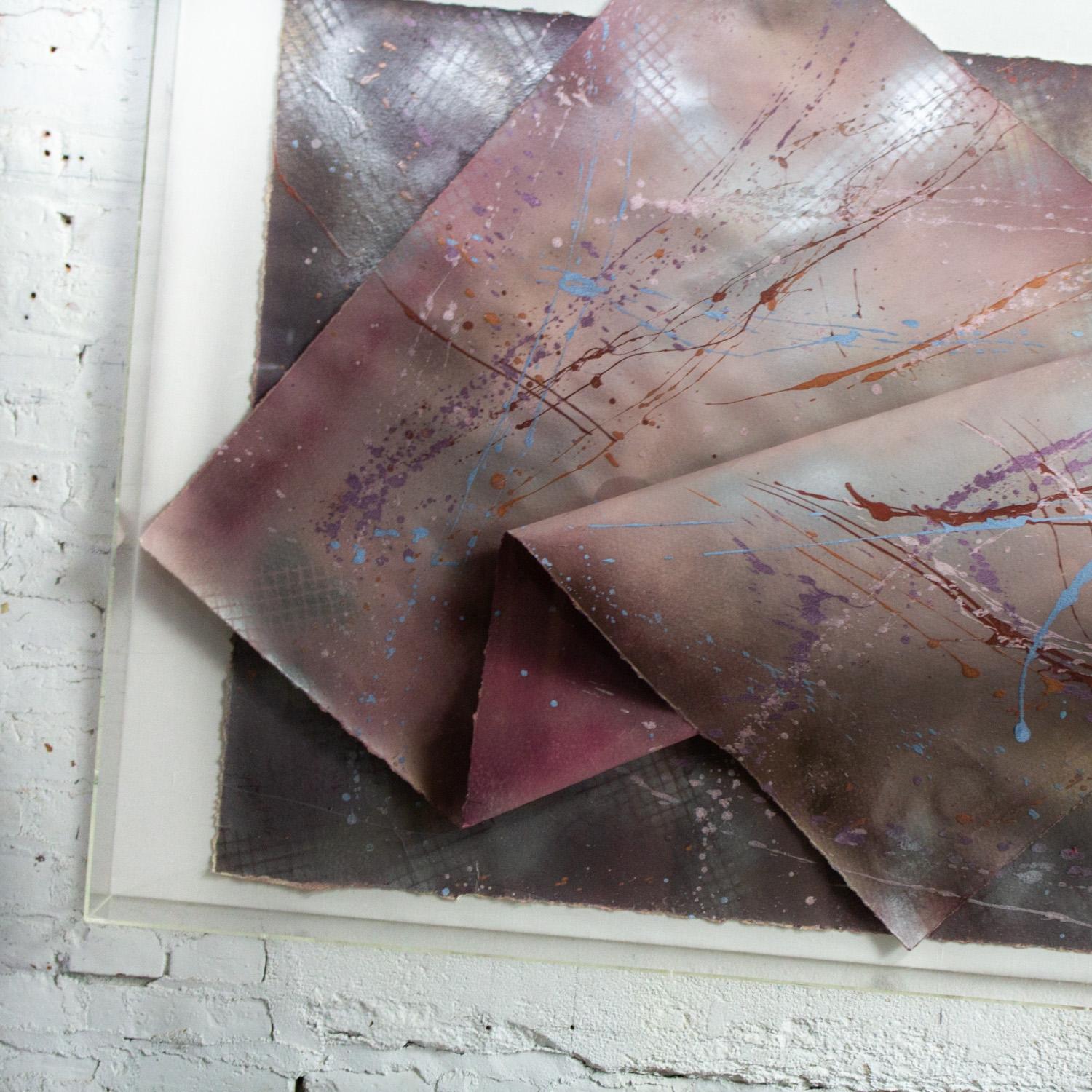 Vintage Postmodern Abstract Mixed Media Large Scale 3D Collage di Martha Holden in vendita 7