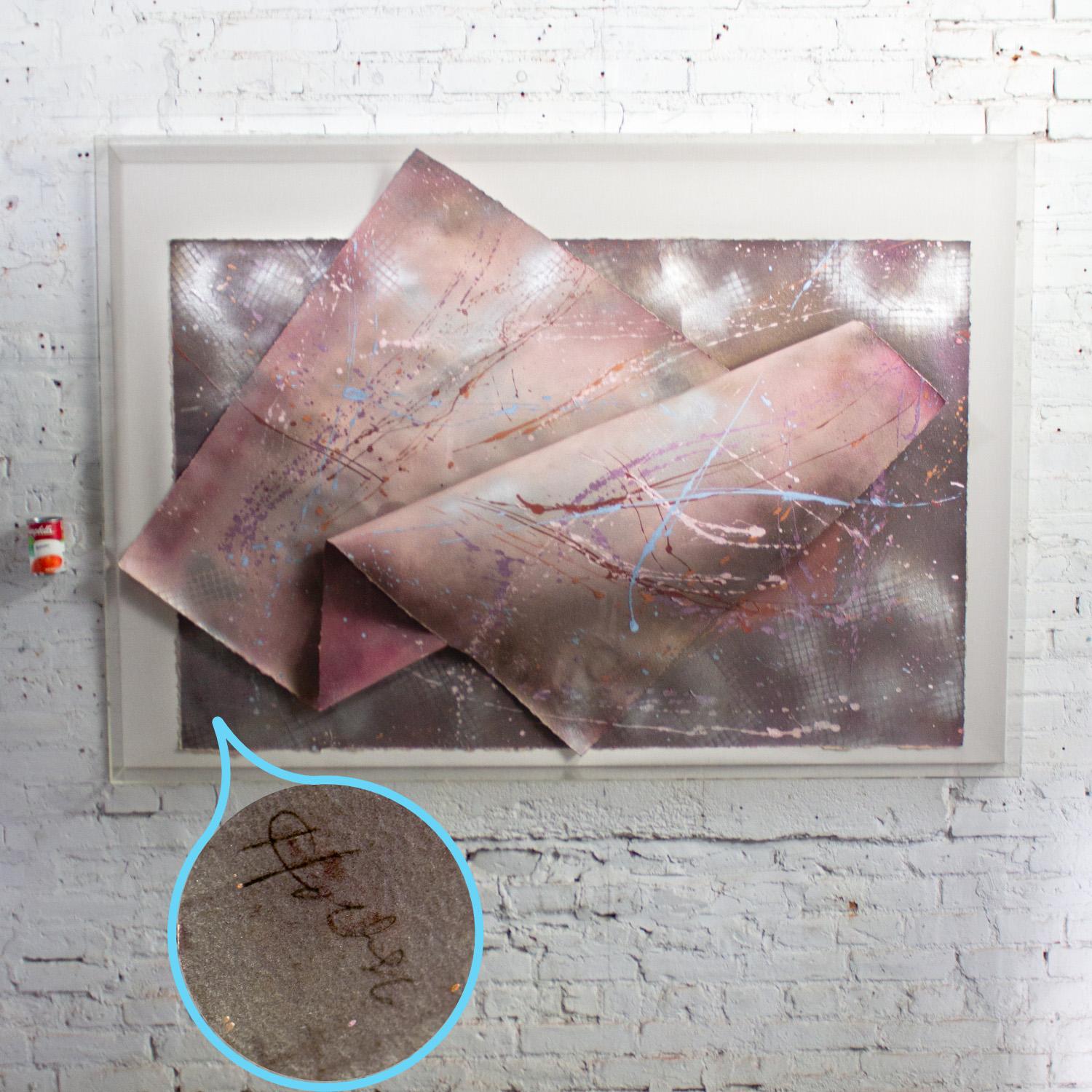 Vintage Postmodern Abstract Mixed Media Large Scale 3D Collage di Martha Holden in vendita 8