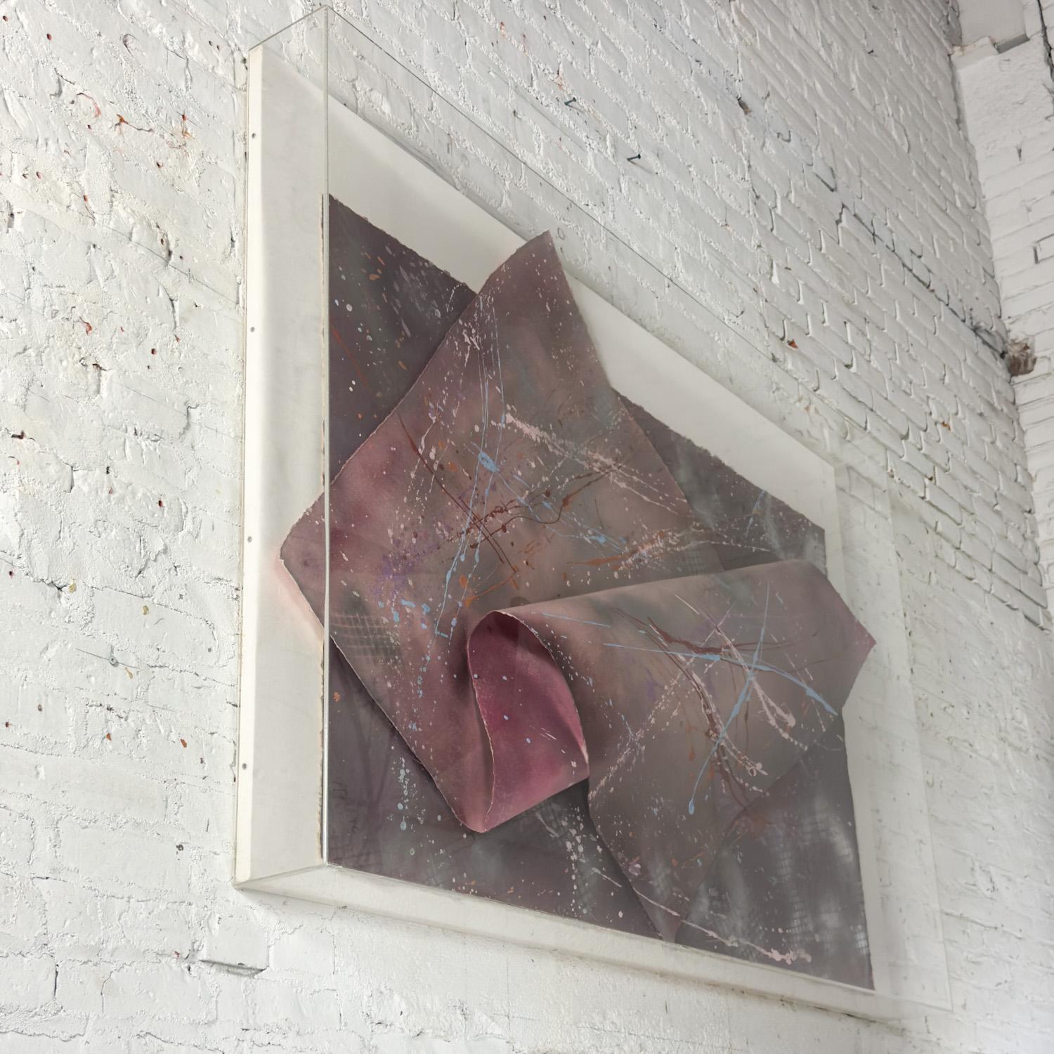 Vintage Postmodern Abstract Mixed Media Large Scale 3D Collage di Martha Holden in vendita 11