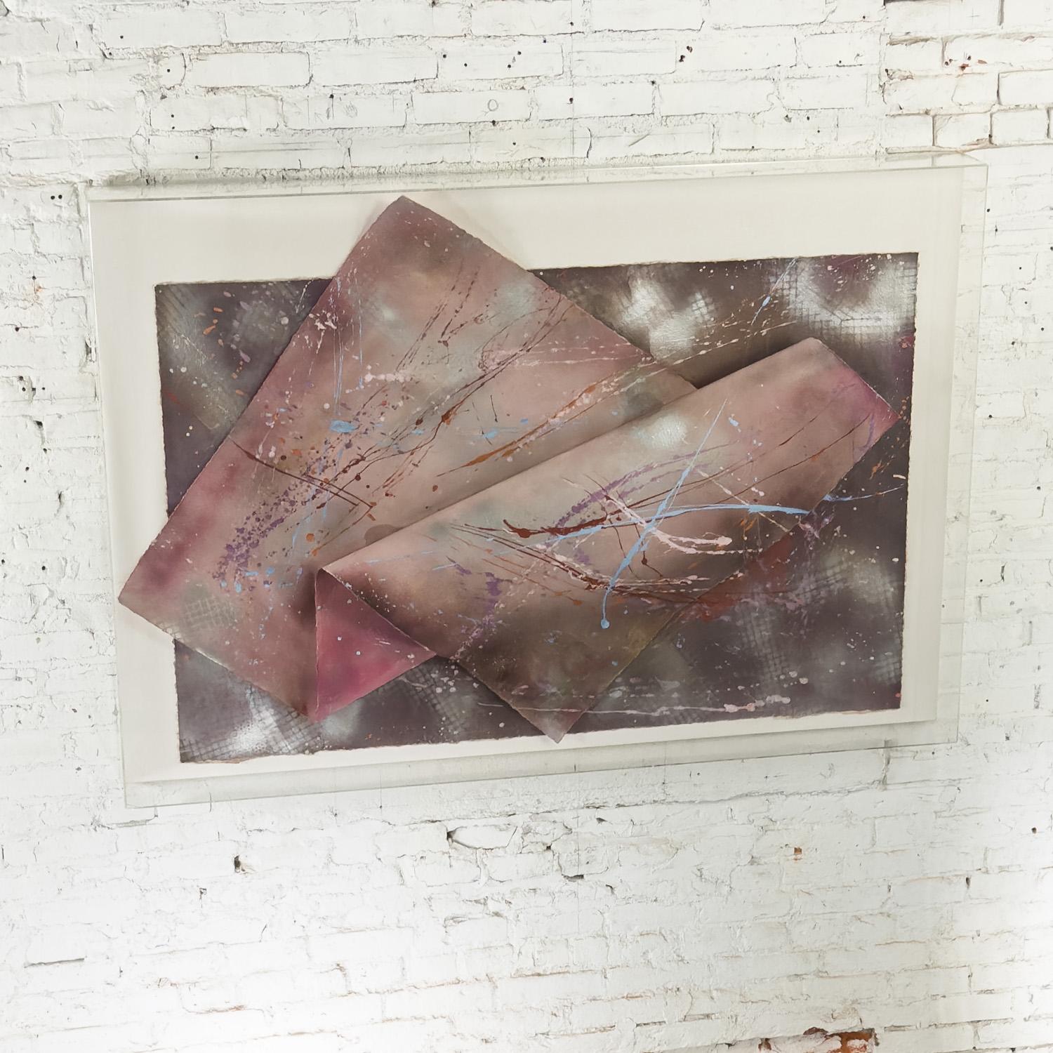 Vintage Postmodern Abstract Mixed Media Large Scale 3D Collage di Martha Holden in vendita 12