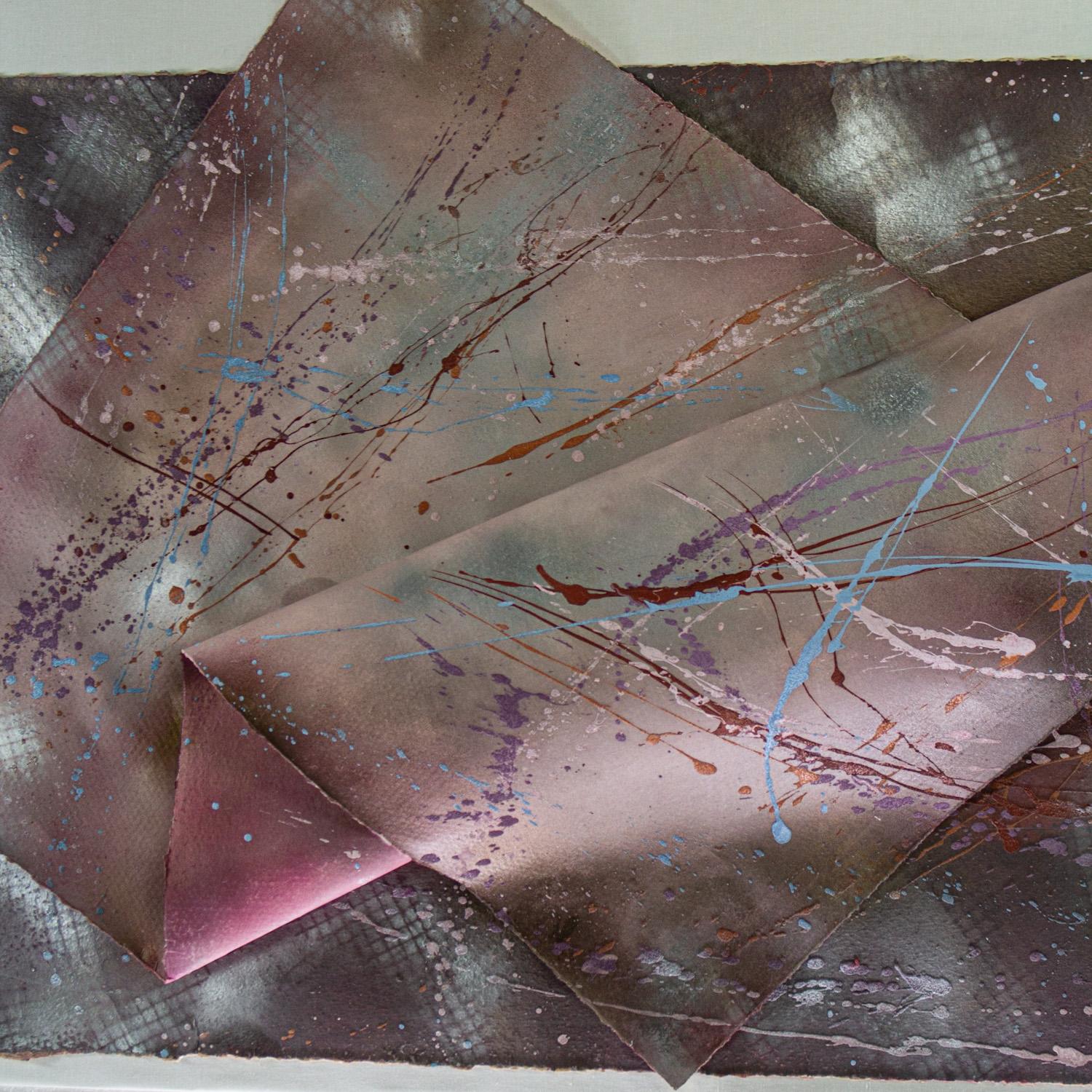 Postmoderno Vintage Postmodern Abstract Mixed Media Large Scale 3D Collage di Martha Holden in vendita