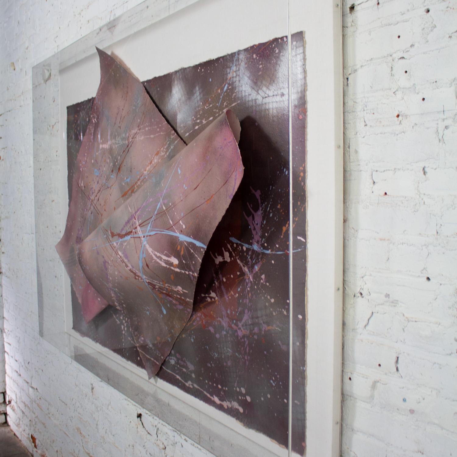 Vintage Postmodern Abstract Mixed Media Large Scale 3D Collage di Martha Holden in vendita 1