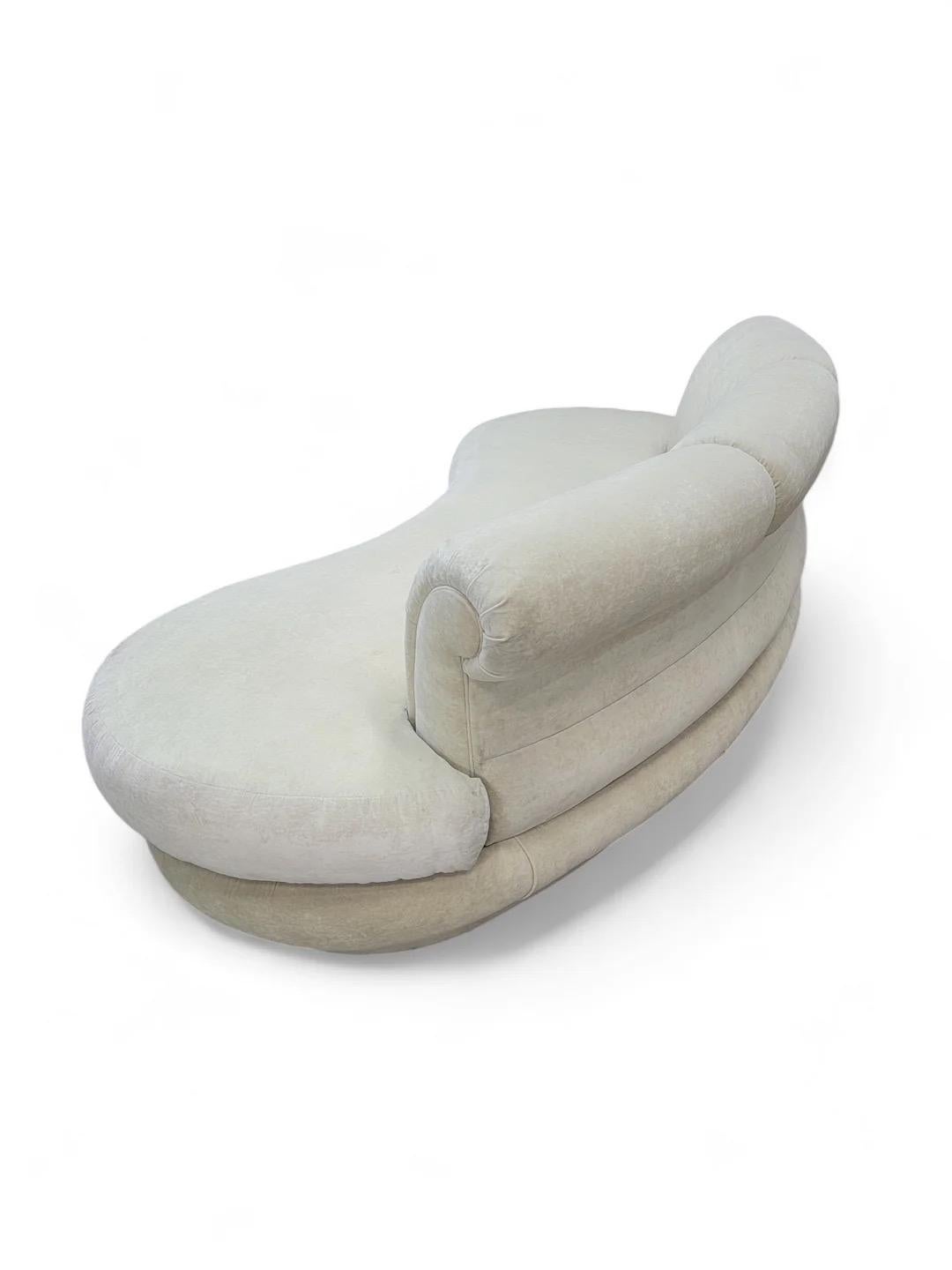 Mid-Century Modern Canapé nuage postmoderne Adrian Pearsall en forme de rein pour rembourrage en vente