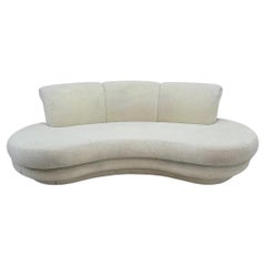 Vintage Postmodern Adrian Pearsall Kidney Shaped Cloud Sofa For Upholstery