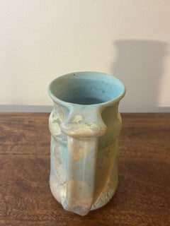 Vintage Postmodern American Studio Ceramic Vase, Signed 1992
