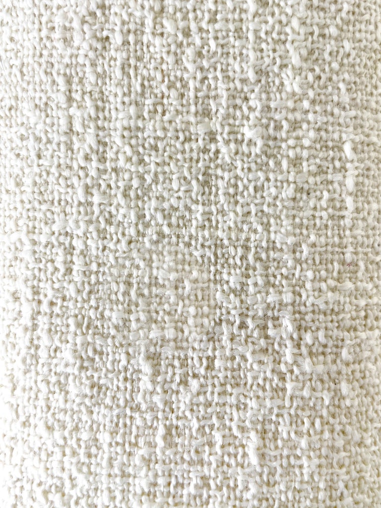 Vintage Postmodern Boucle Bolster Club Chair MCM Minimalist Retro