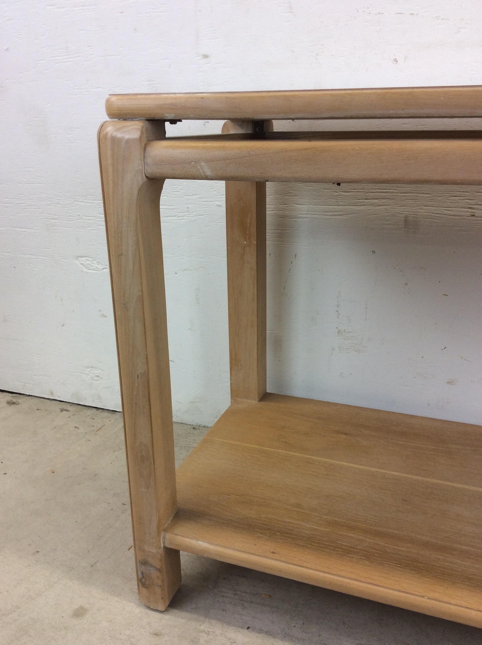 Postmoderner Konsolen-Sofatisch aus Wurzelholz von Lane Furniture im Zustand „Gut“ im Angebot in Freehold, NJ