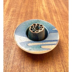 Vintage Postmodern Ceramic Pique Fleur Vase, 1980s