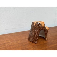 Vintage Postmodern Ceramic Tree Style Tea Warmer