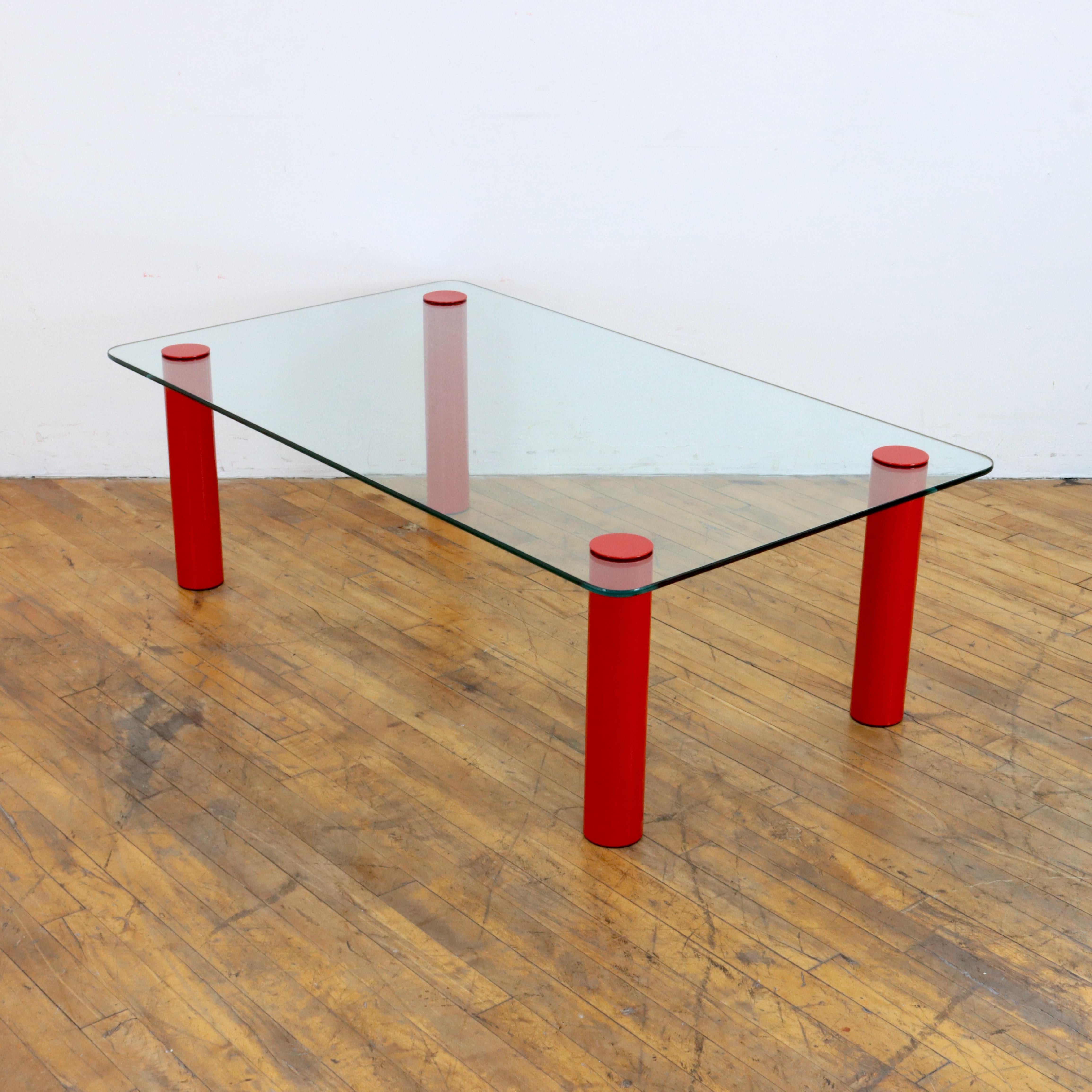 Late 20th Century Vintage Postmodern Coffee Table For Sale