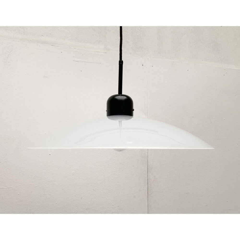 Vintage Postmodern Counterweight Pendant Lamp from Metalarte, 1980s For Sale 4
