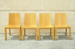 Vintage Postmoderne Dakota Jackson Maple "Library" Dining Side Chairs - Set of 4