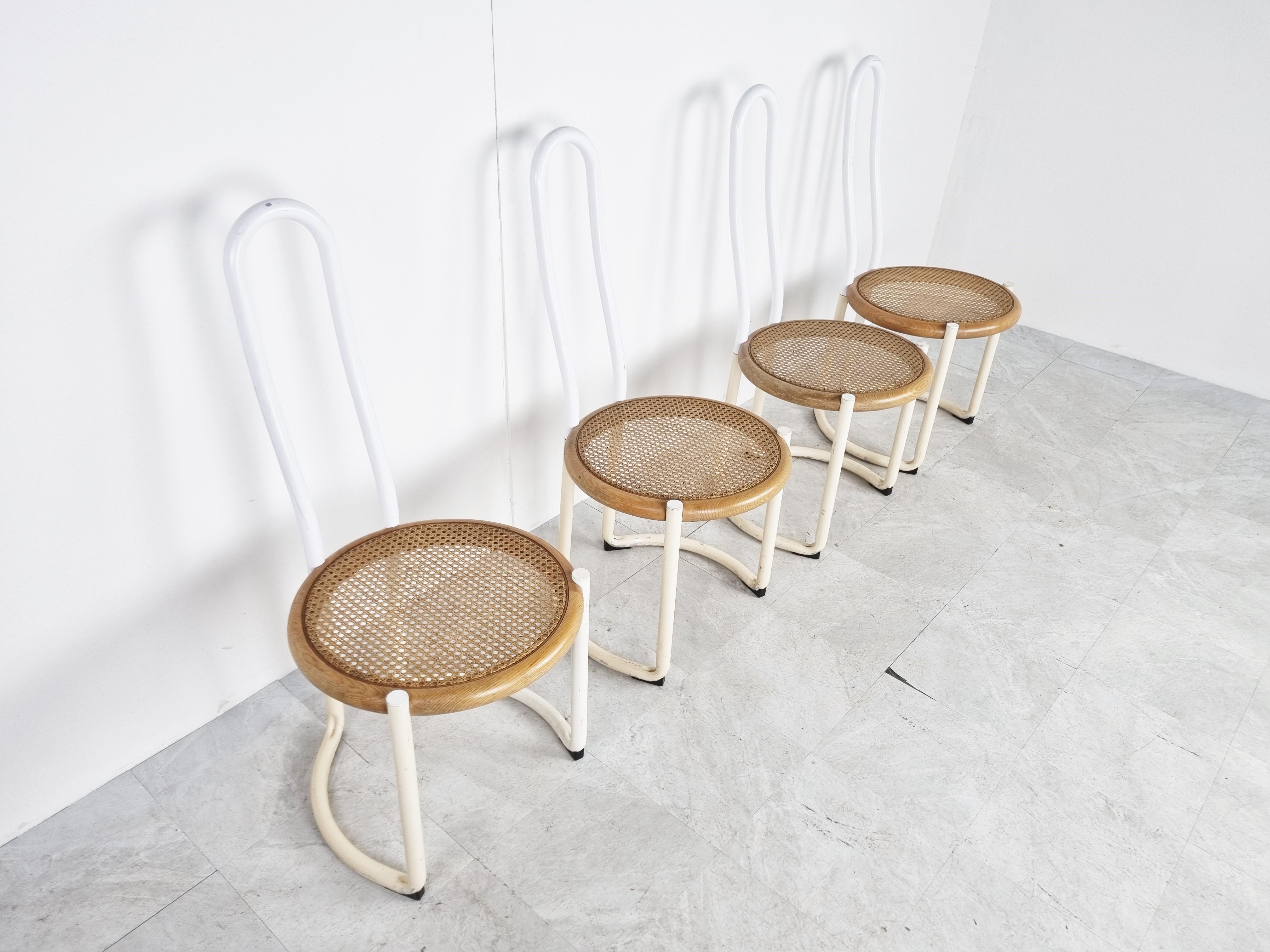 Sedie da pranzo postmoderne d'epoca, anni '60 In condizioni buone in vendita a Leuven, Vlaams Gewest