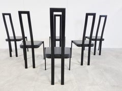 Vintage Postmodern Dining Chairs, 1980s