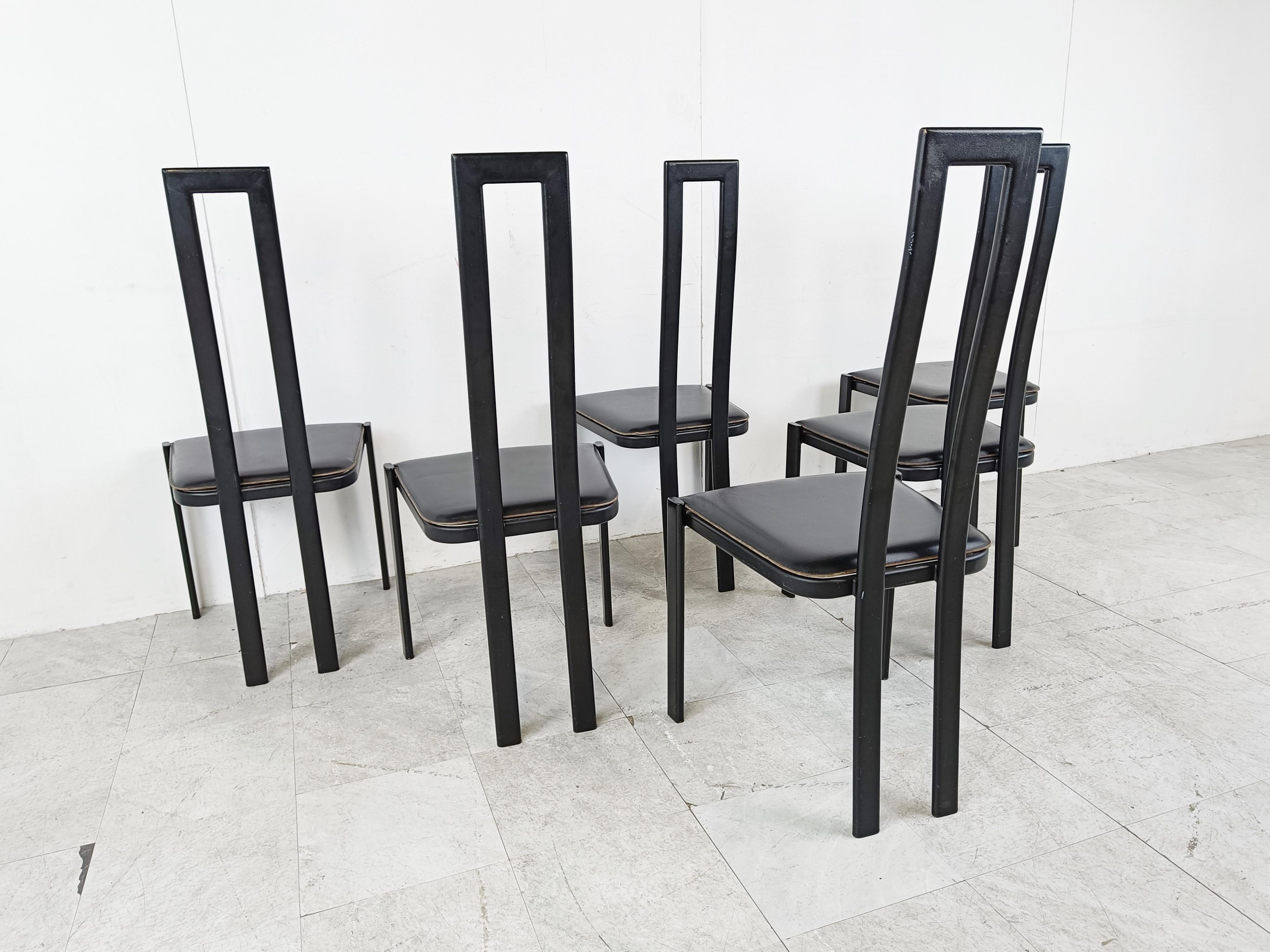 Post-Modern Vintage Postmodern Dining Chairs, 1980s For Sale