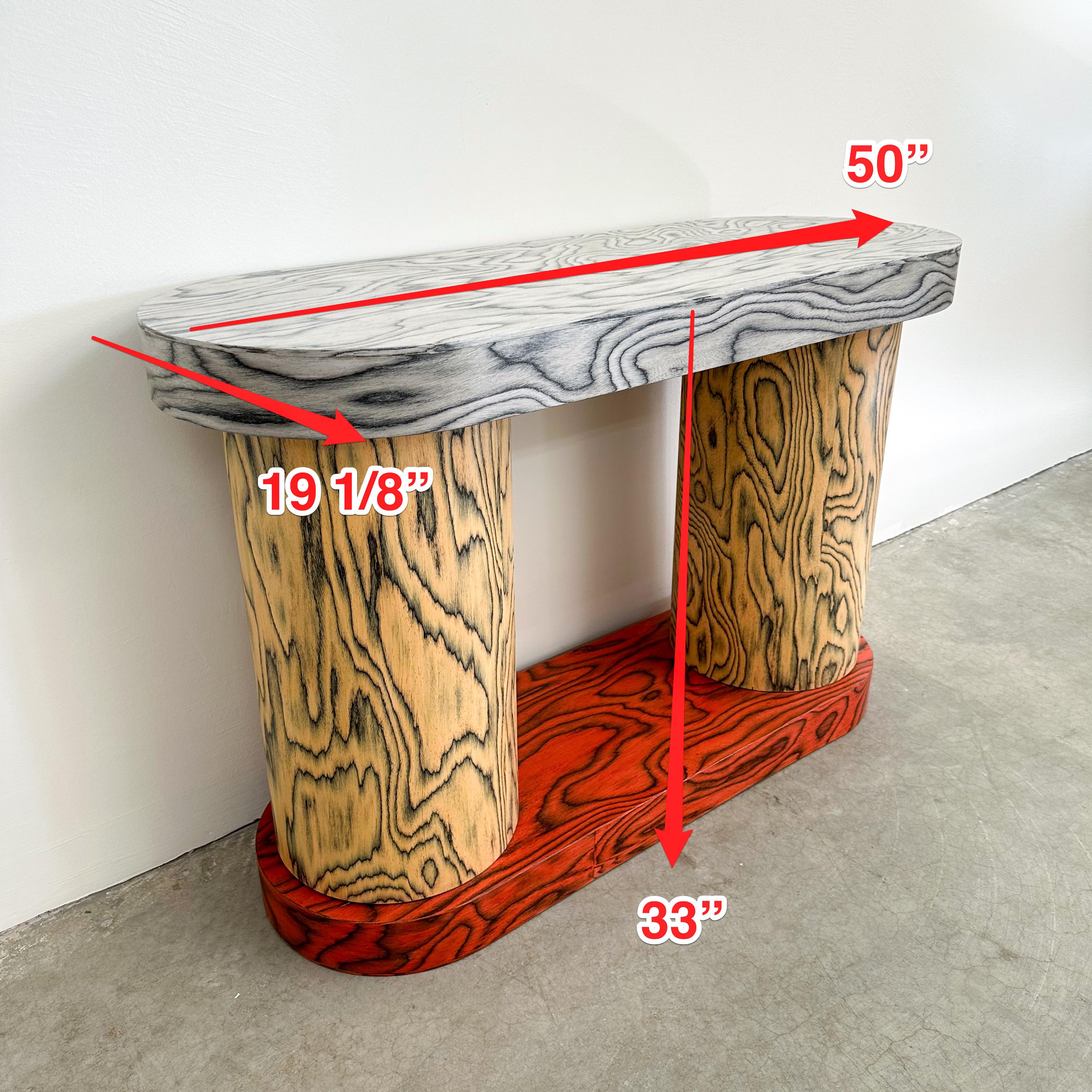 Vintage Postmodern Dry Bar Console DJ Table 80s For Sale 2