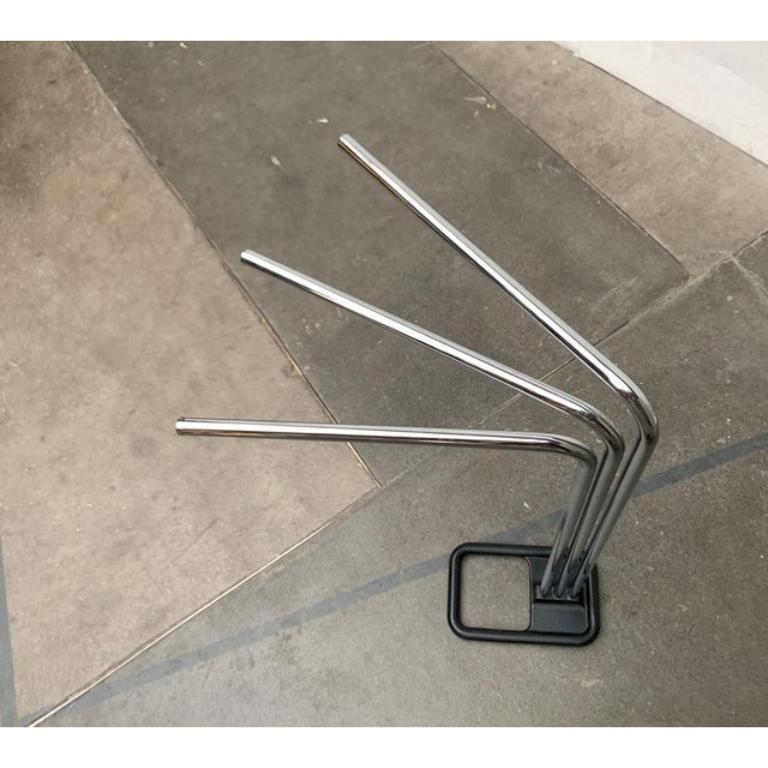 Metal Vintage Postmodern French Bathroom Towel Rack from Decotec, 1980s For Sale