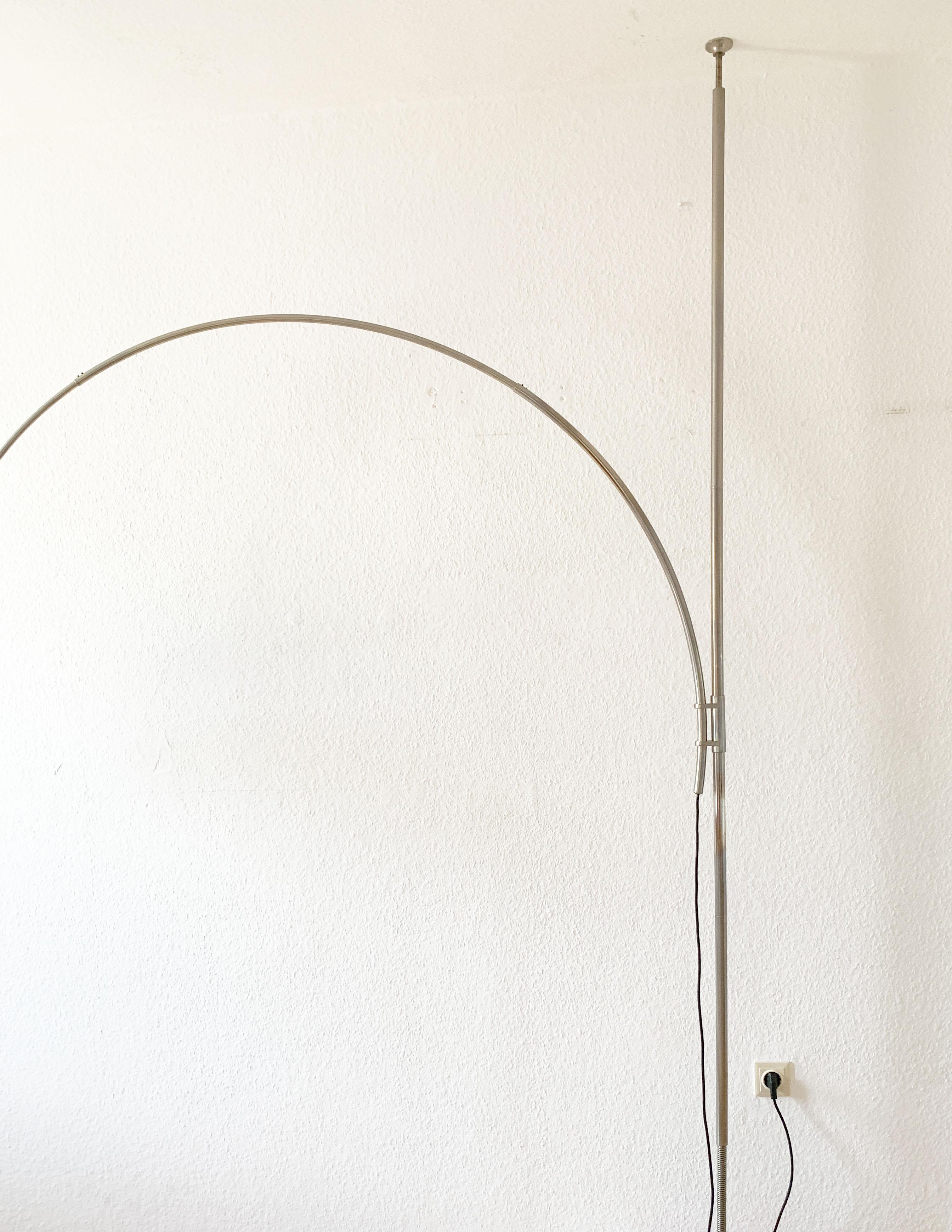 Postmoderne deutsche Boca Arc-Stehlampe von Florian Schulz, Vintage 5