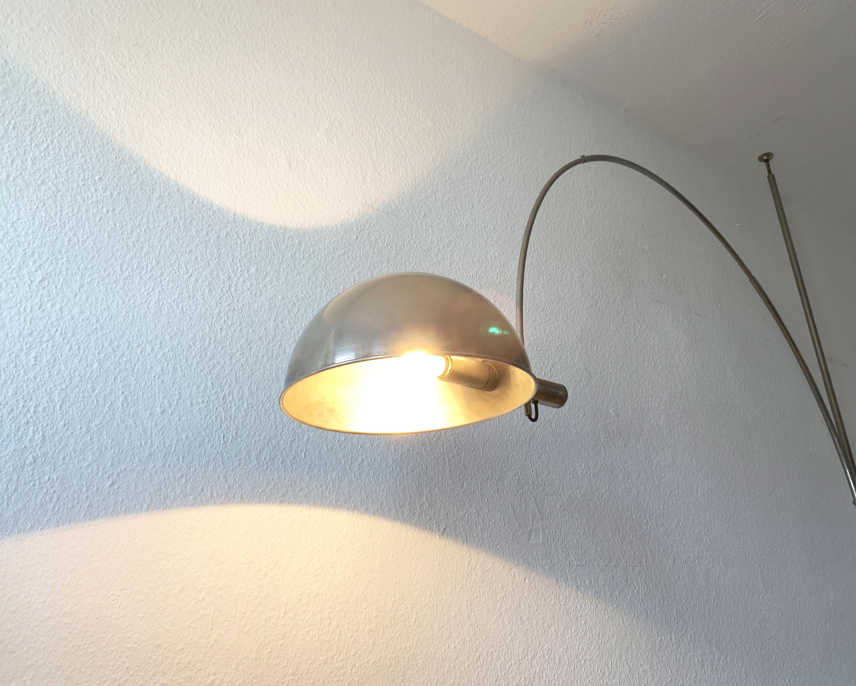 Postmoderne deutsche Boca Arc-Stehlampe von Florian Schulz, Vintage 6