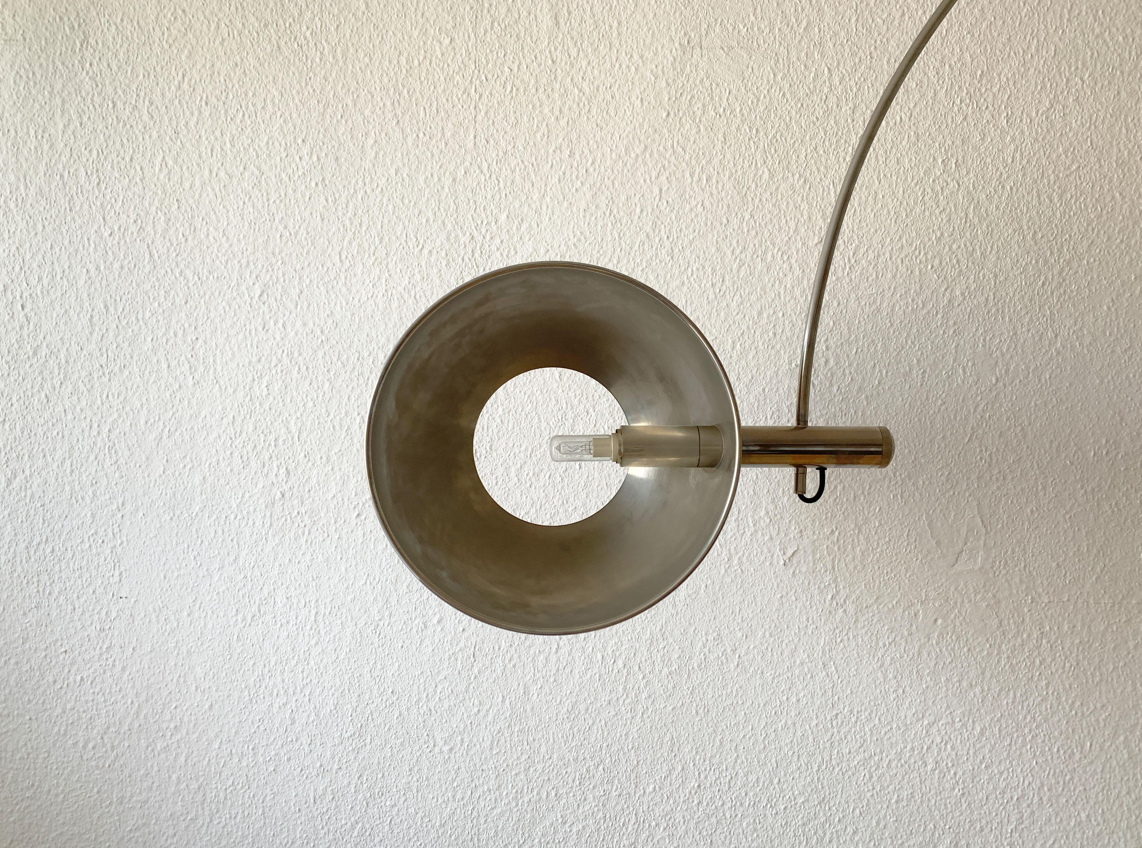 Postmoderne deutsche Boca Arc-Stehlampe von Florian Schulz, Vintage 1