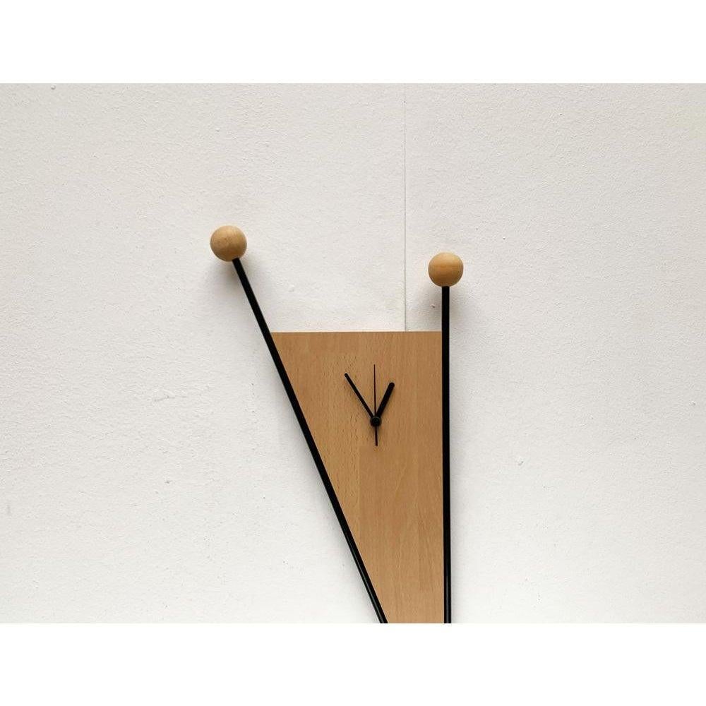 Postmoderne Horloge murale allemande postmoderne, années 1980 en vente